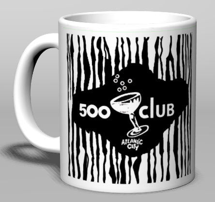 500 Club Atlantic City Ceramic Mug - Retro Jersey Shore