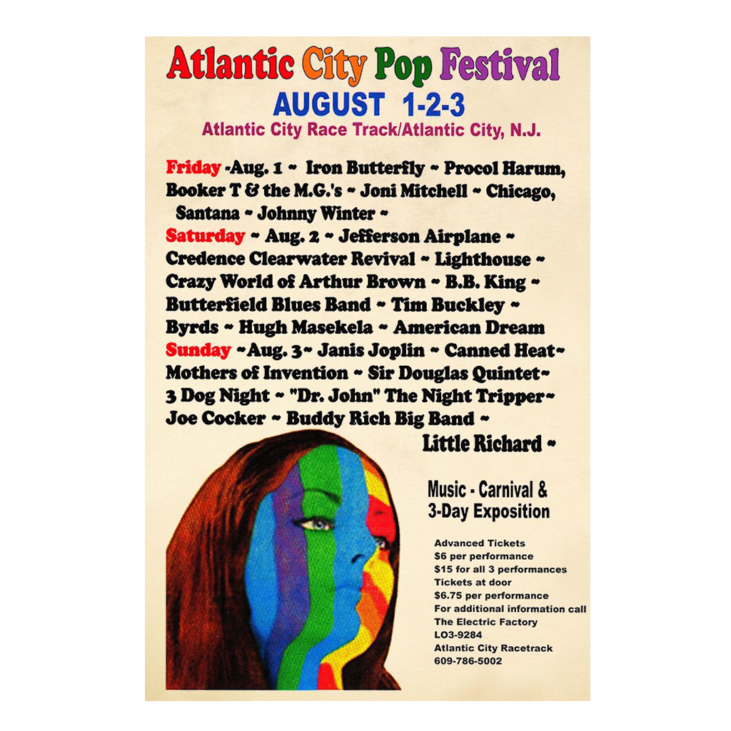 AC Pop Wall Art - Retro Jersey Shore