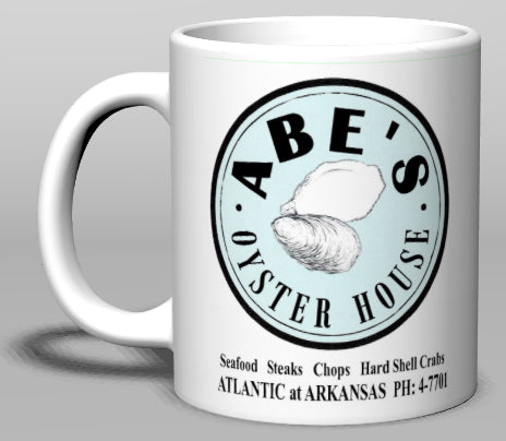 Abe's Oyster House Ceramic Mug - Retro Jersey Shore