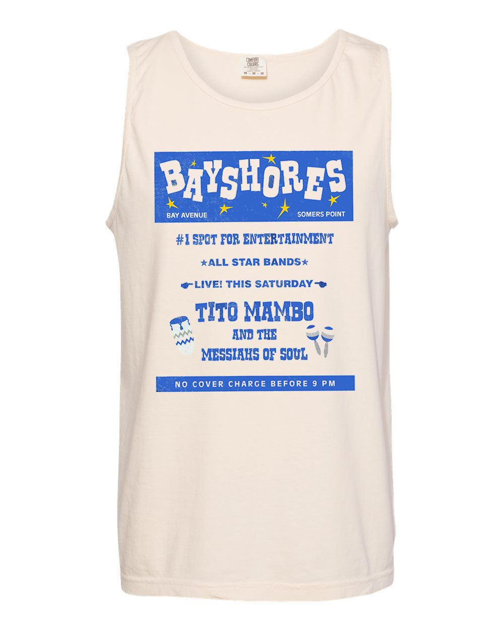 Bayshores Somers Point Retro Tito Mambo Tank Top