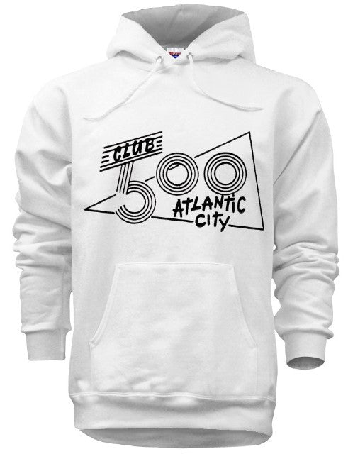 500 Club Atlantic City Retro Logo Hoodie