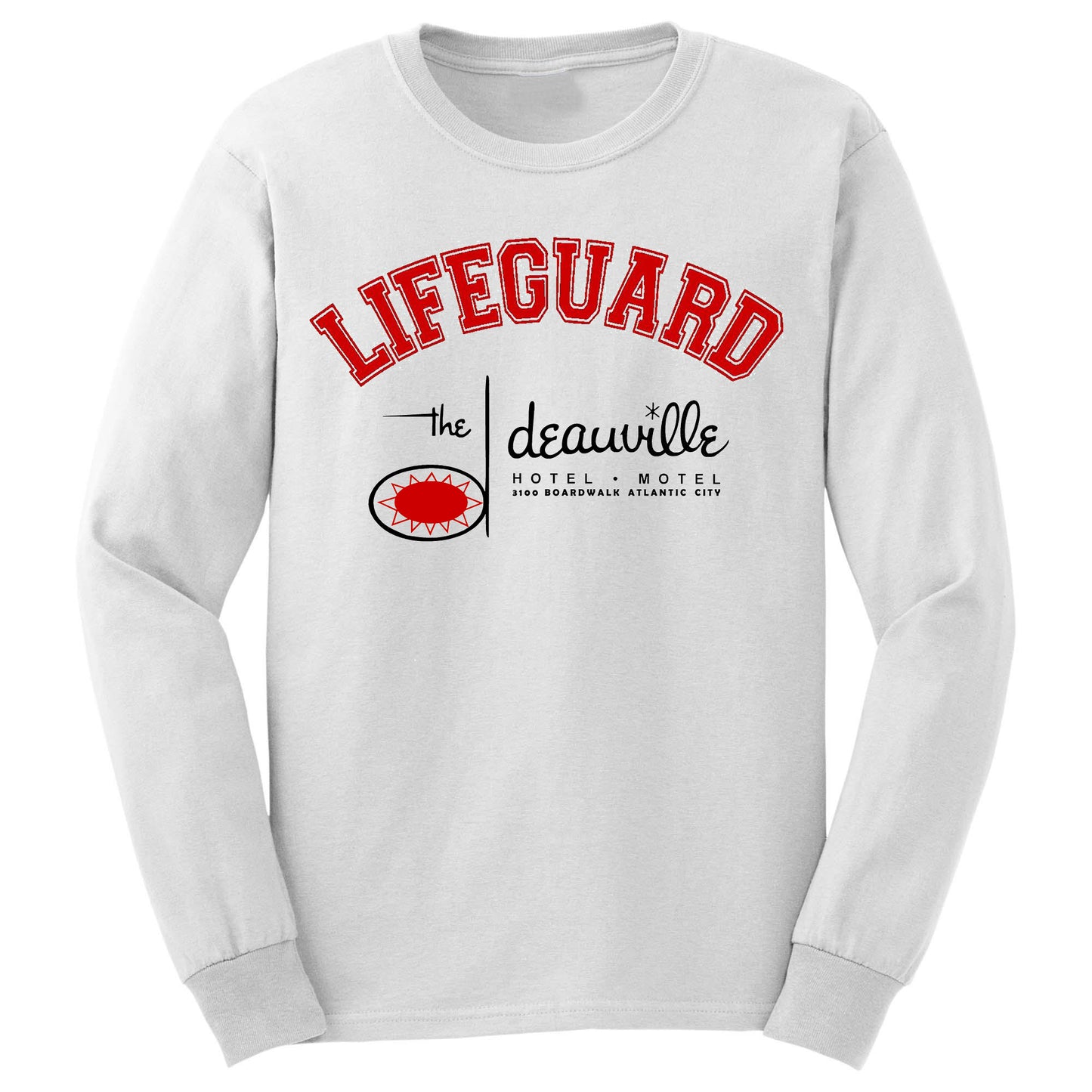 Deauville Hotel Atlantic City Retro Lifeguard Sweatshirt