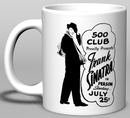 500 Club Frank Sinatra Ceramic Mug - Retro Jersey Shore
