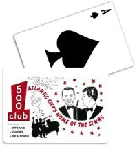 500 Club Frank & Dean Playing Cards - Retro Jersey Shore