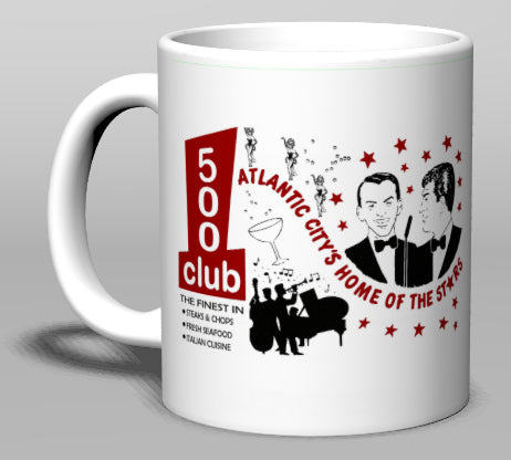 500 Club Frank & Dean Ceramic Mug - Retro Jersey Shore