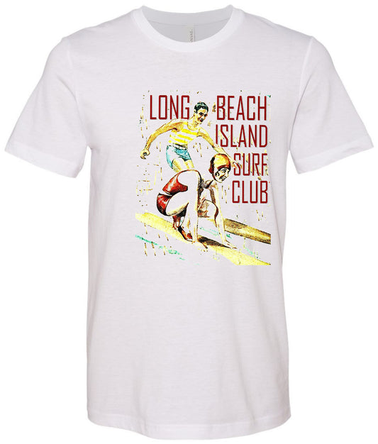 Long Beach Island Retro Surf Club Tee - Retro Jersey Shore