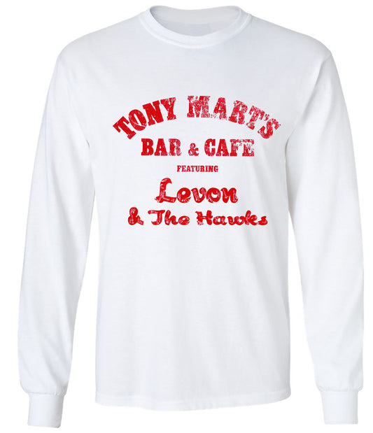 Vintage Levon & The Hawks Tony Marts Long Sleeve Tee - Retro Jersey Shore