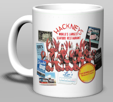 Atlantic City Fine Dining Ceramic Mug - Retro Jersey Shore