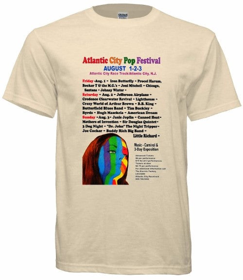 Atlantic City Pop Festival Tee - Retro Jersey Shore