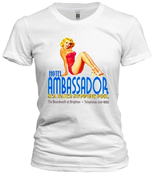 Ambassador Hotel Atlantic City Tee - Retro Jersey Shore