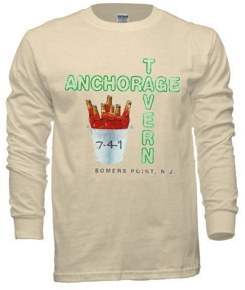 Vintage Anchorage 7-4-1 Long Sleeve Tee - Retro Jersey Shore