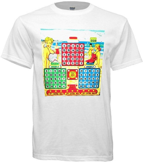 Bally's 1952 Atlantic City Pinball Glass Tee