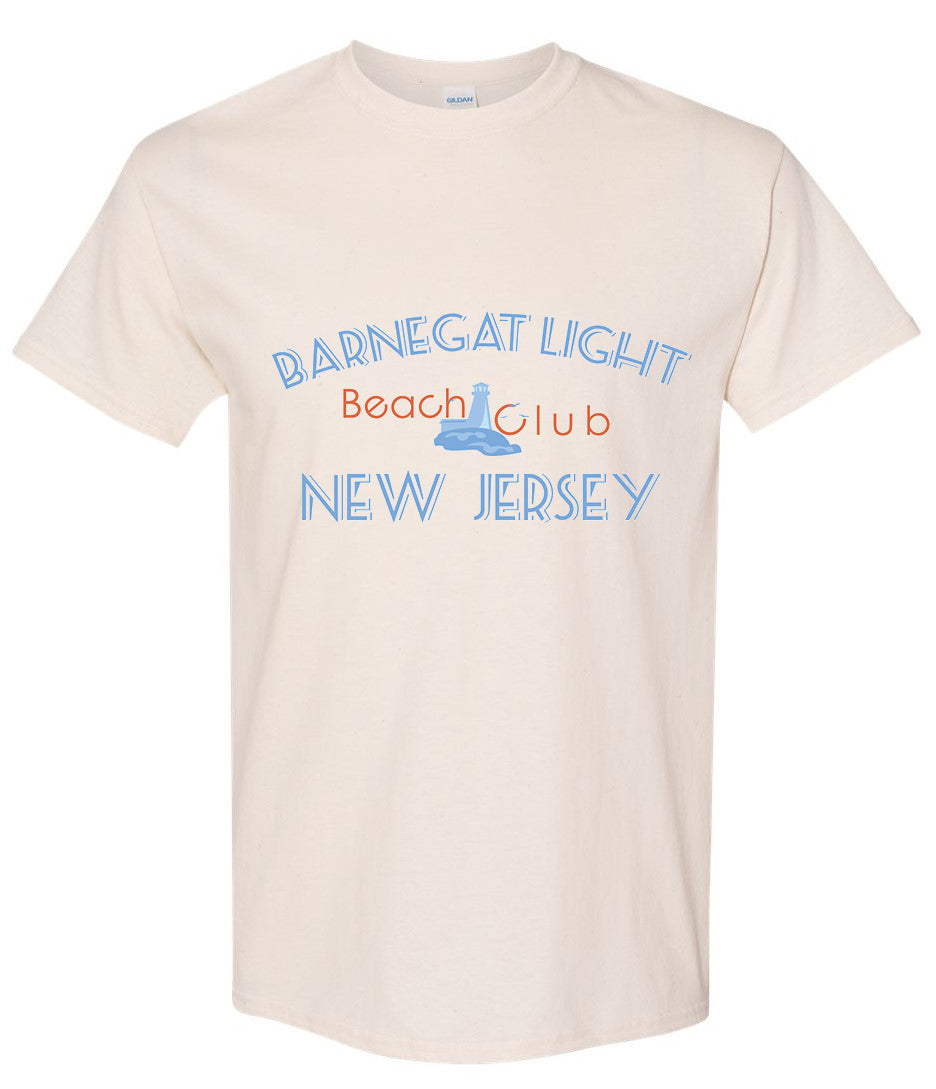 Barnegat Light Beach Club Tee - Retro Jersey Shore