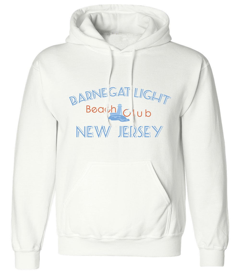 Barnegat Light Beach Club Vintage Inspired Hoodie