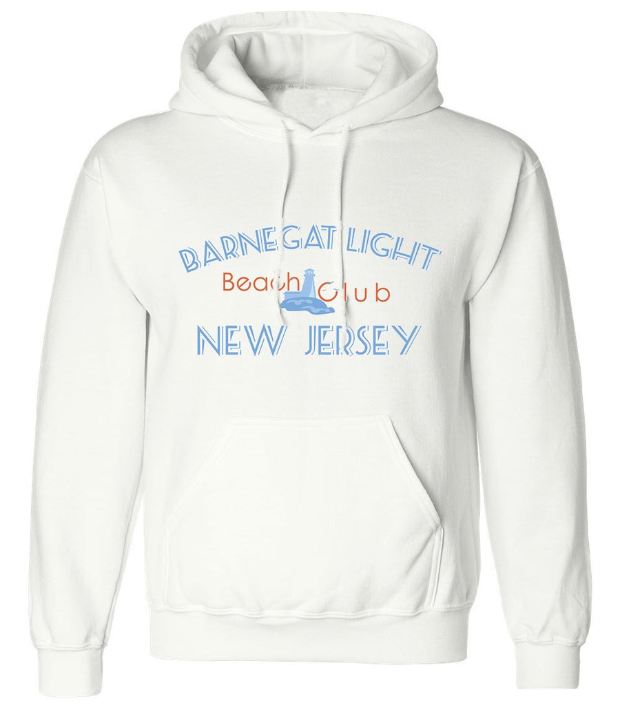Barnegat Light Beach Club Vintage Inspired Hoodie
