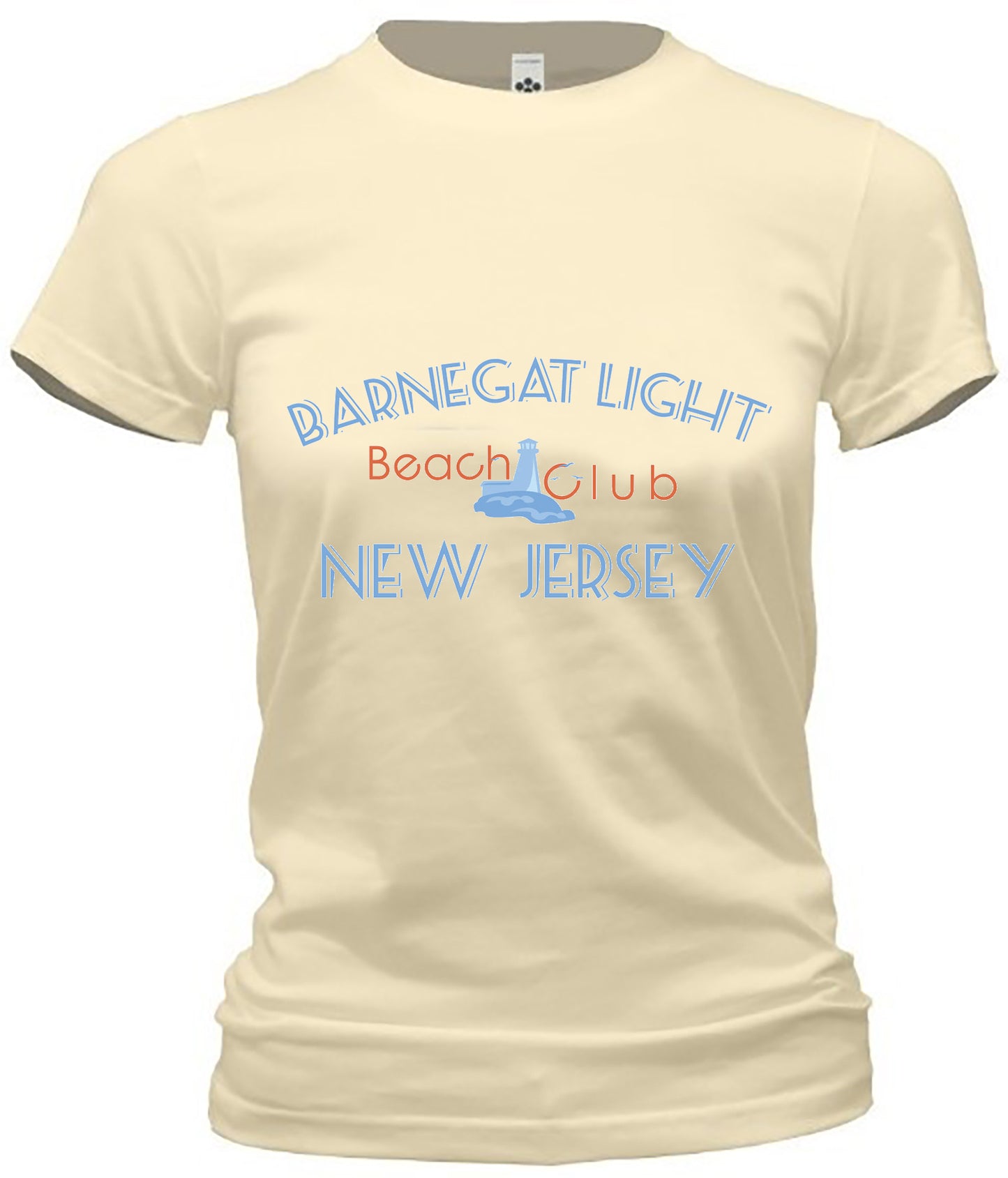 Barnegat Light Beach Club Tee - Retro Jersey Shore