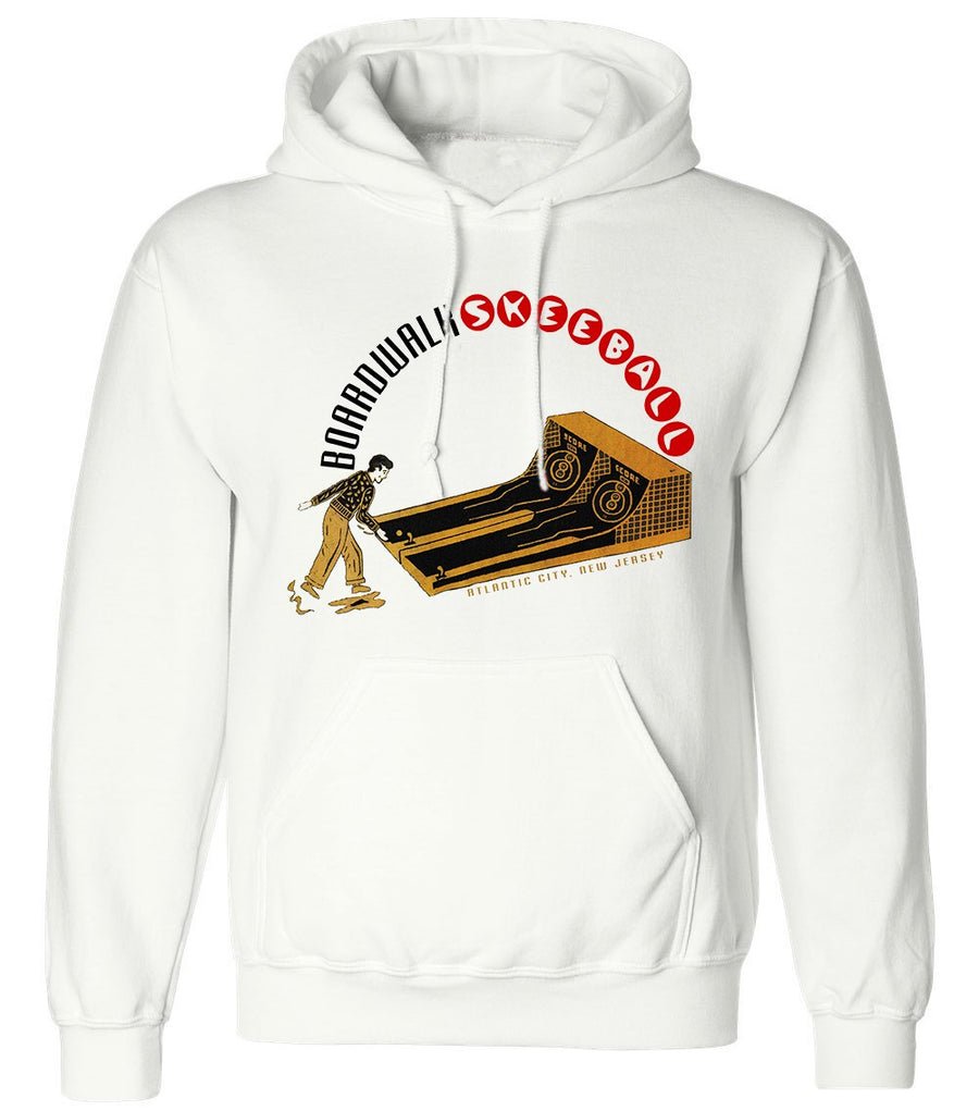 Atlantic City Boardwalk Vintage Skeeball Hoodie