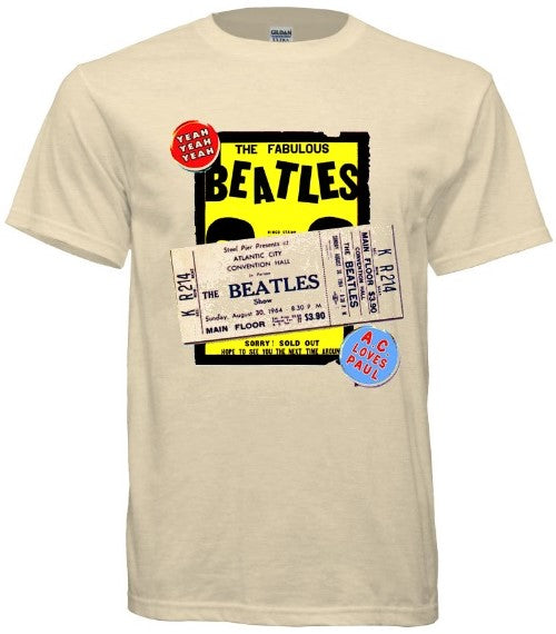 Beatles '64 Atlantic City Tee - Retro Jersey Shore