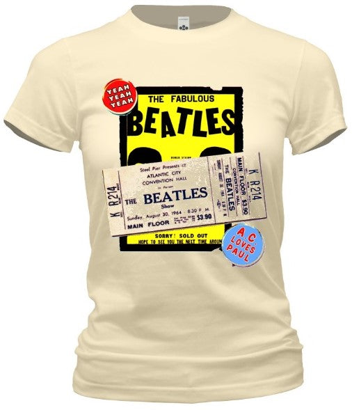 Beatles '64 Atlantic City Tee - Retro Jersey Shore