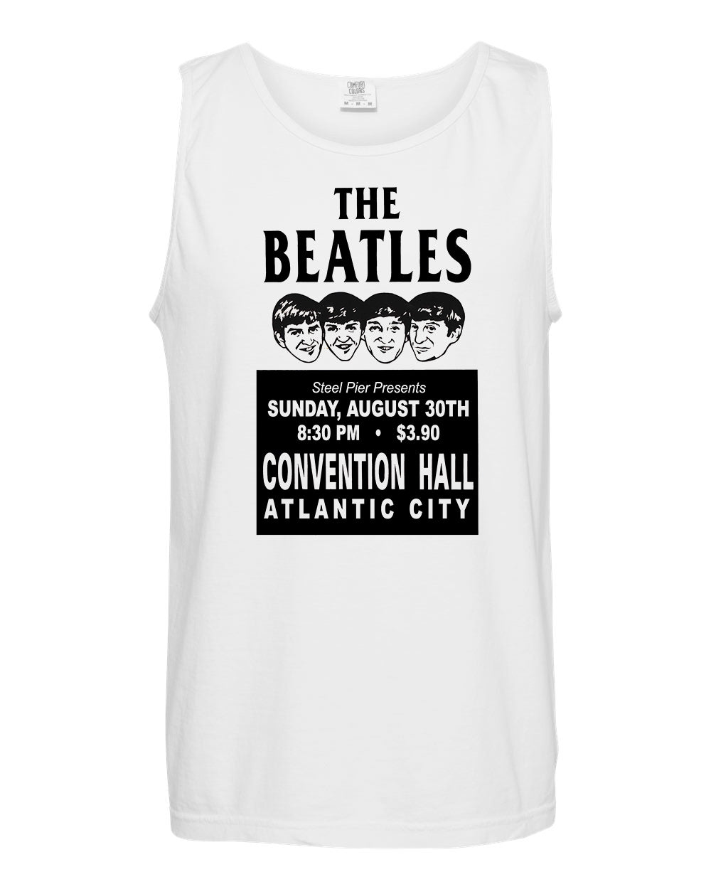Beatles Live Atlantic City Retro 1964 Tank Top