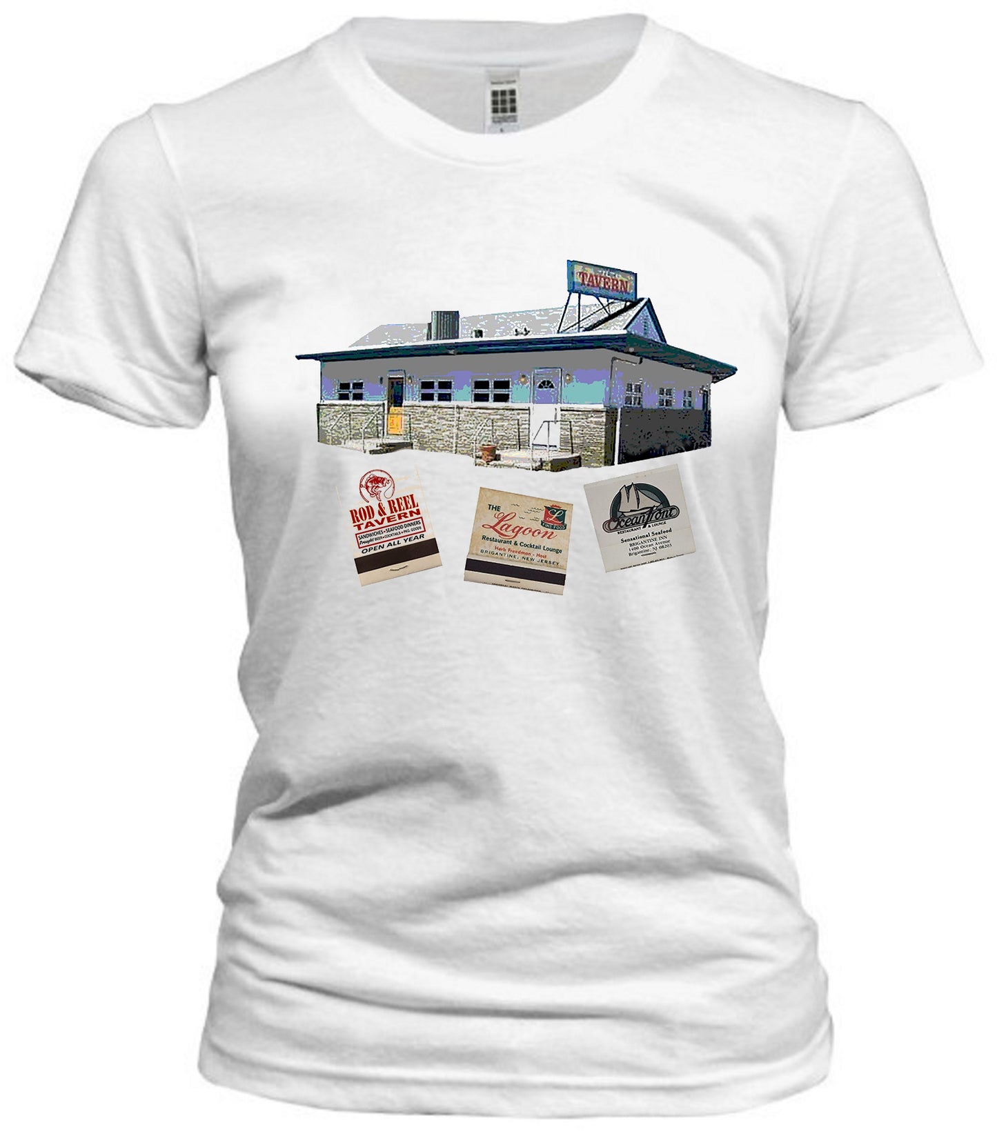 Brigantine Iconic Bars Retro Tee