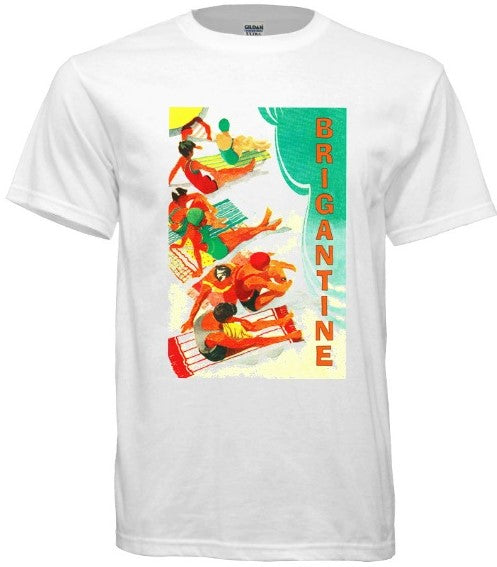 Brigantine Beach Tee - Retro Jersey Shore