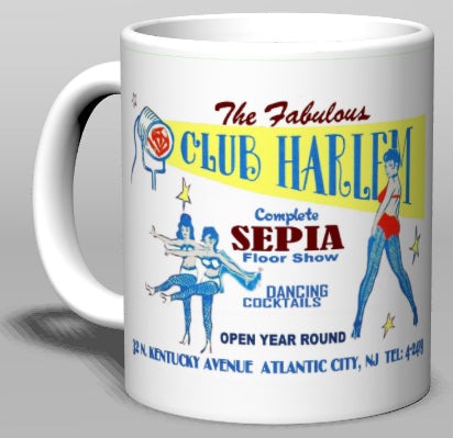 Club Harlem Atlantic City Ceramic Mug - Retro Jersey Shore