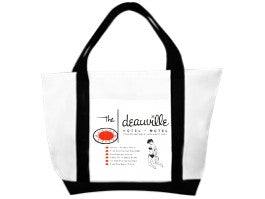Deauville Hotel Motel Beach Bag - Retro Jersey Shore