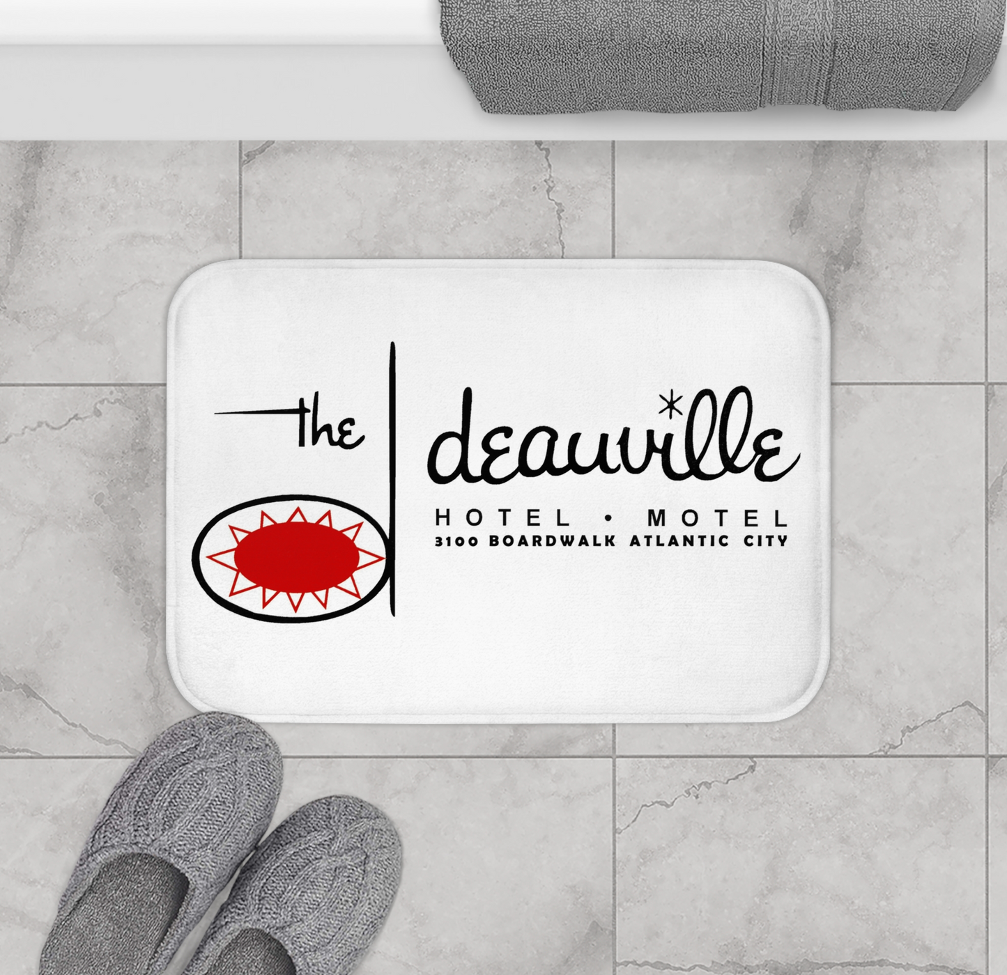 Deauville Hotel Atlantic City Bath Mat