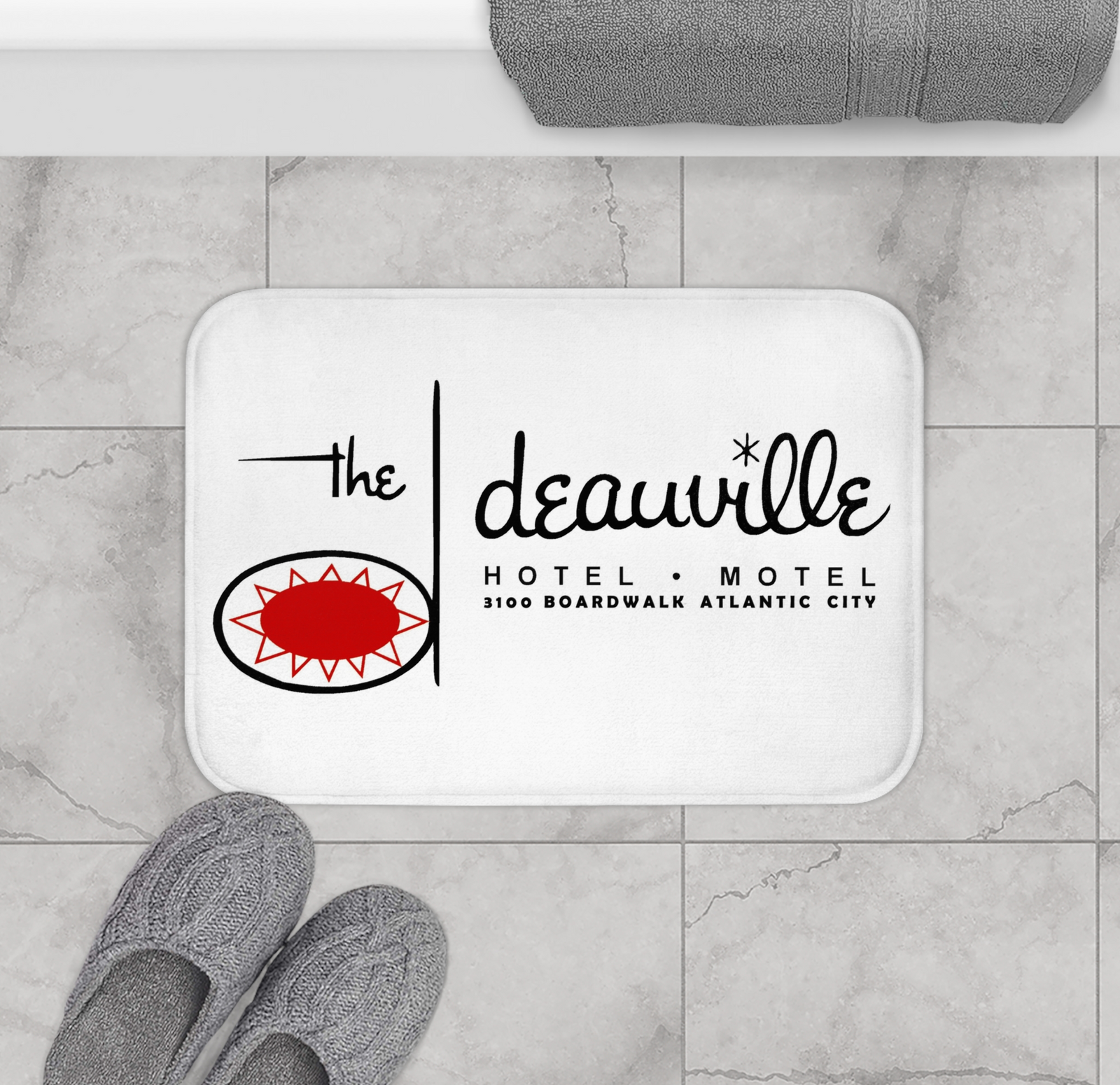 Deauville Hotel Atlantic City Bath Mat