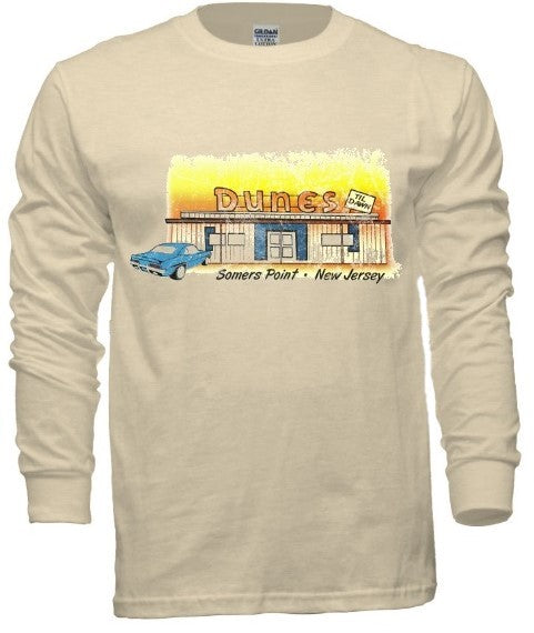 Vintage Dunes Til Dawn Long Sleeve Tee - Retro Jersey Shore