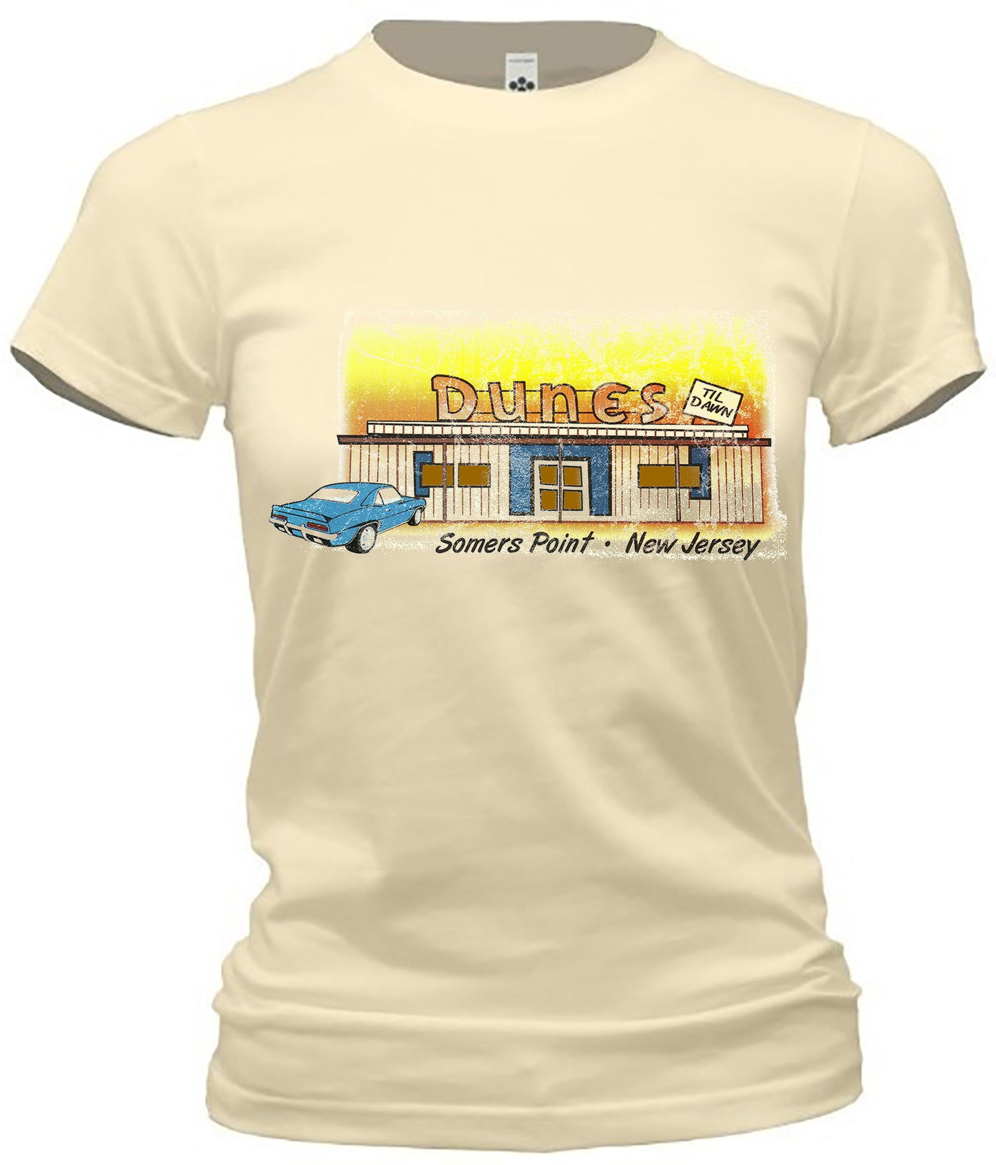 Vintage Dunes Til Dawn T-Shirt - Retro Jersey Shore