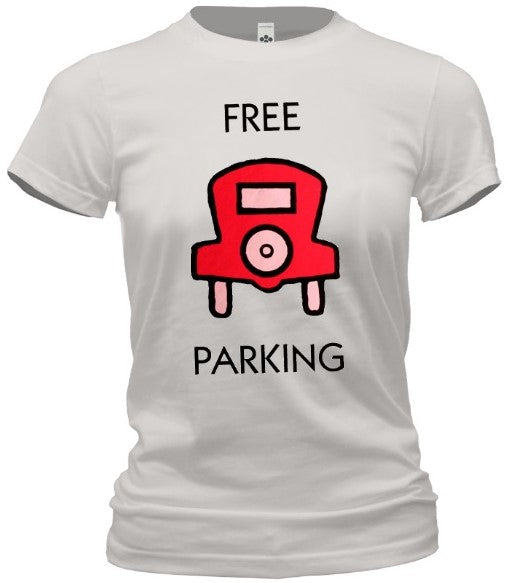 Atlantic City Free Parking Tee - Retro Jersey Shore