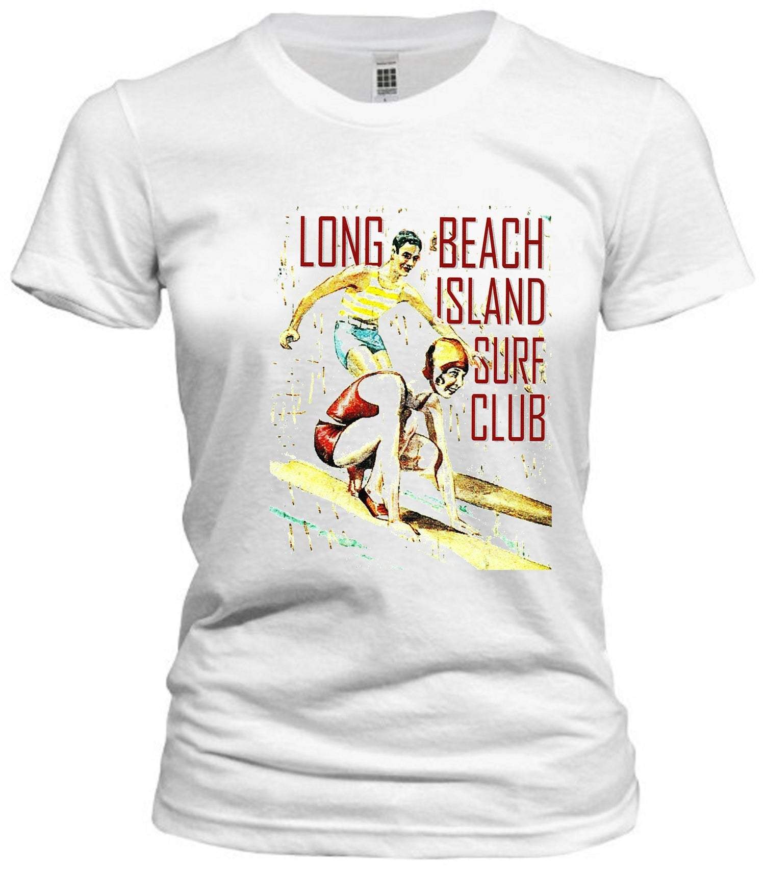 Long Beach Island Retro Surf Club Tee - Retro Jersey Shore