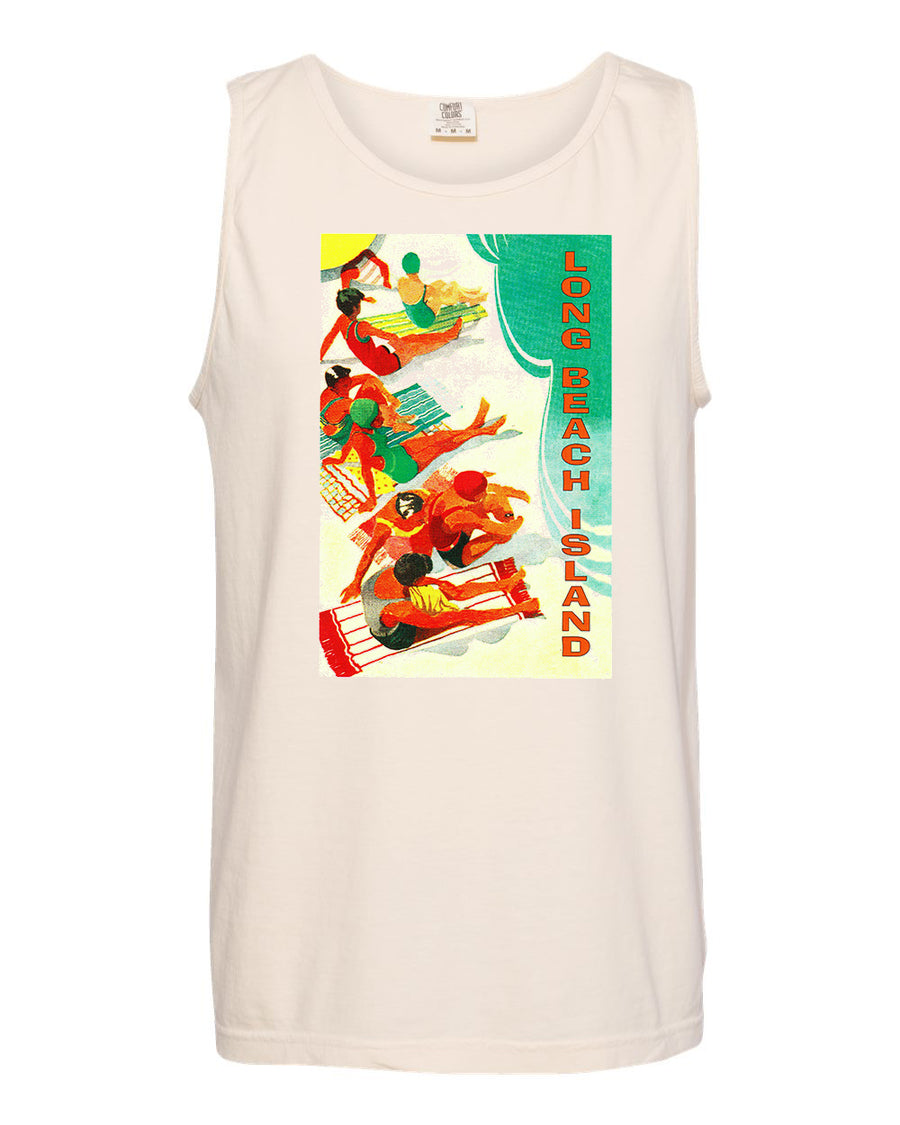 Long Beach Island Retro Tank Top