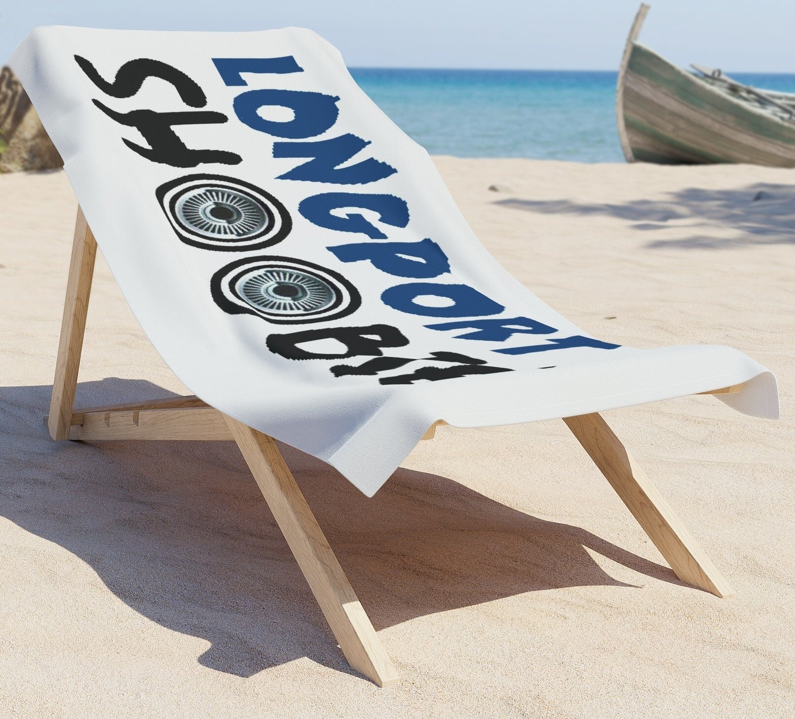 Longport NJ Shoobie Beach Towel