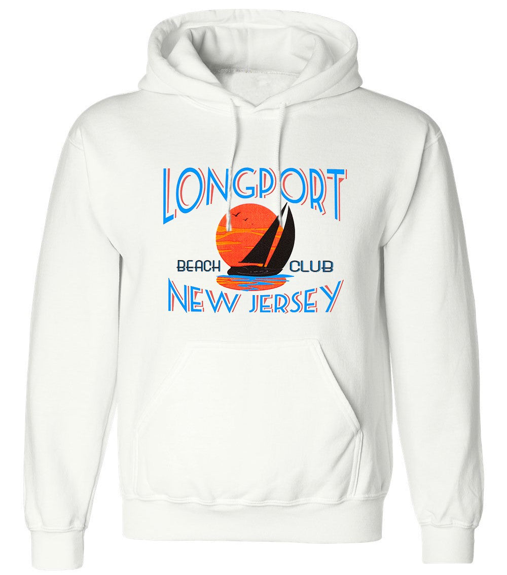 Longport New Jersey Beach Club Hoodie