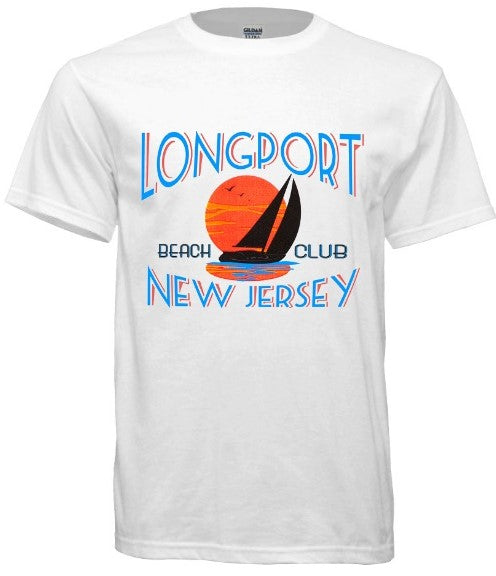 Longport Beach Club Tee - Retro Jersey Shore