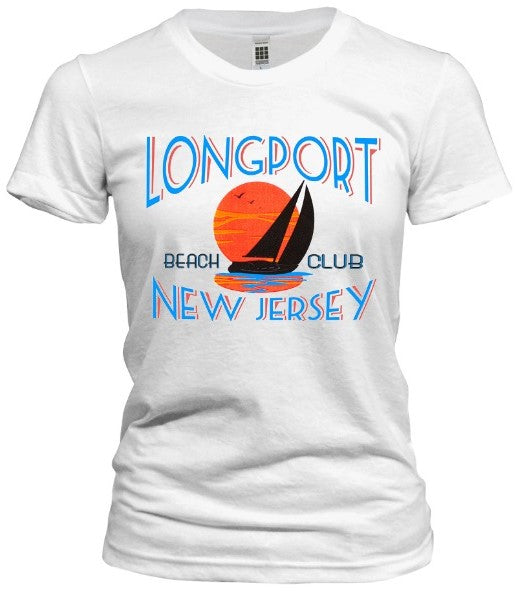 Longport Beach Club Tee - Retro Jersey Shore