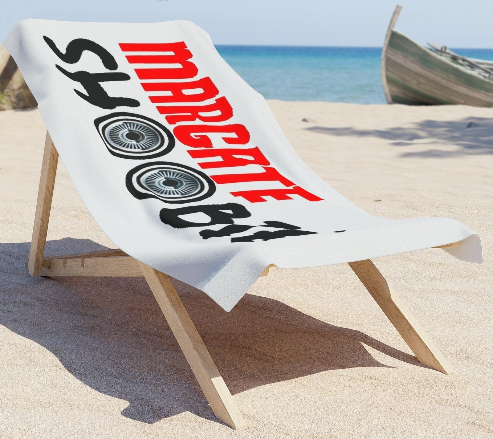 Margate NJ Shoobie Beach Towel