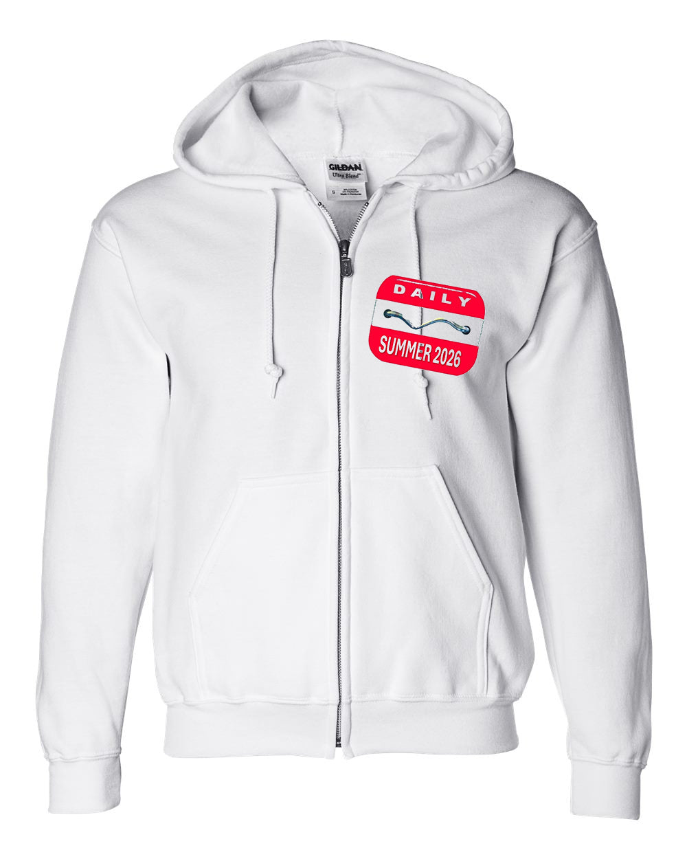 Margate NJ Shoobie 2026 Beach Tag Zip Hoodie