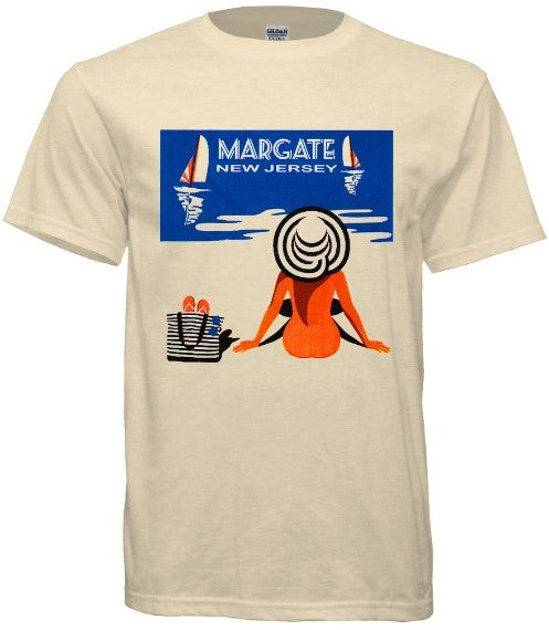 Margate Beach Horizon Tee - Retro Jersey Shore