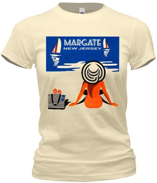 Margate Beach Horizon Tee - Retro Jersey Shore