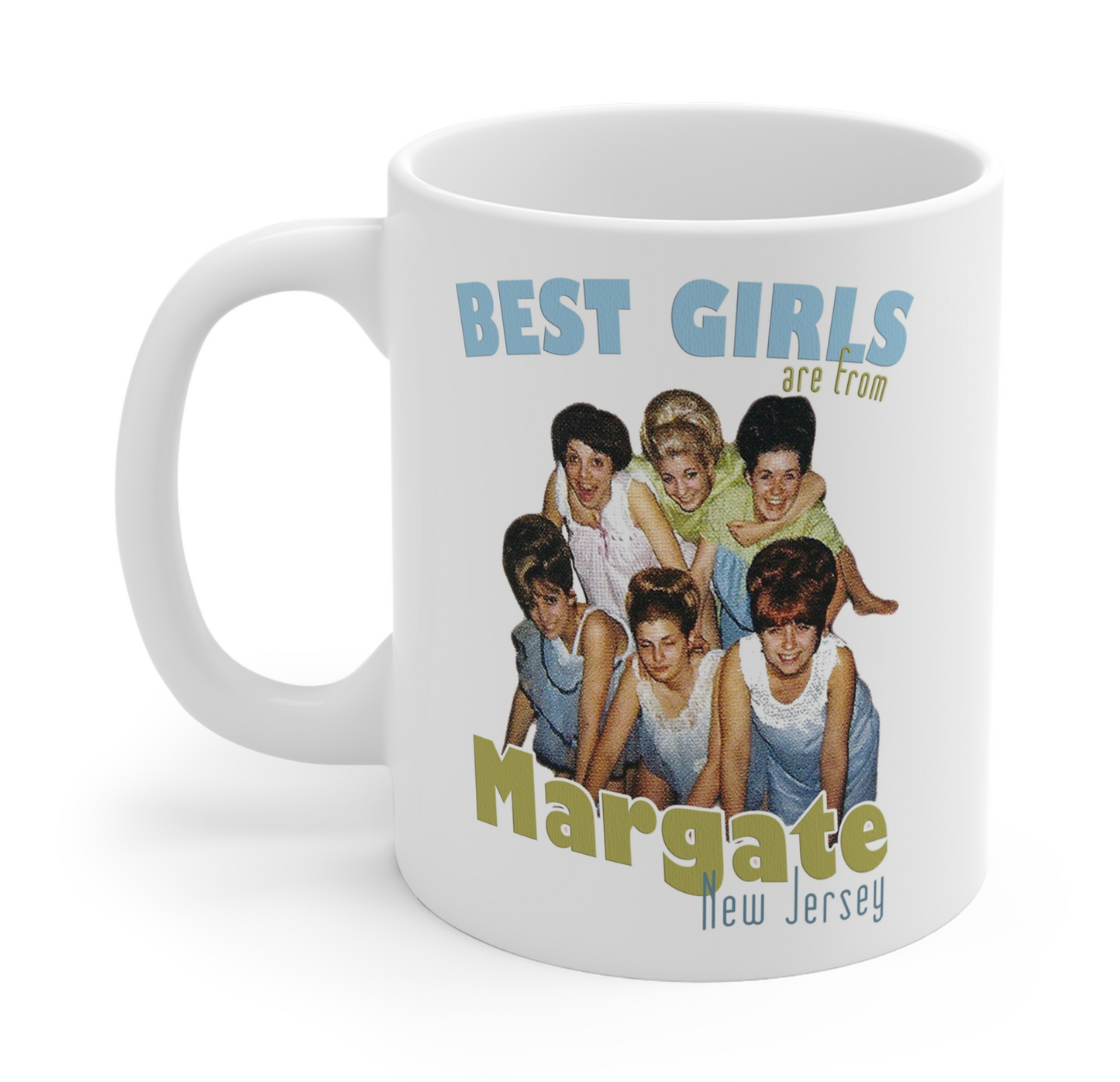 Margate Girls Retro Ceramic Mug