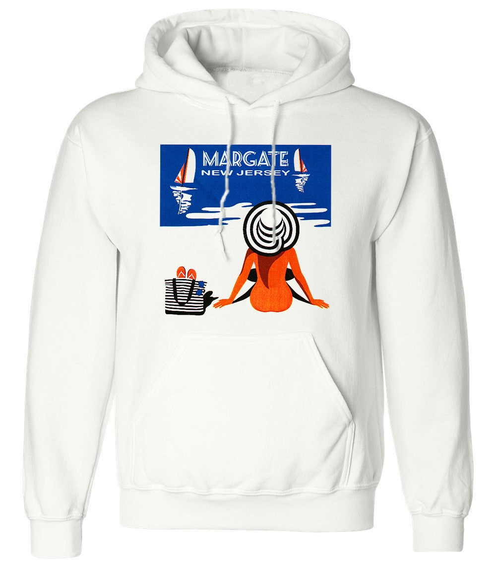 Margate Beach New Jersey Hoodie