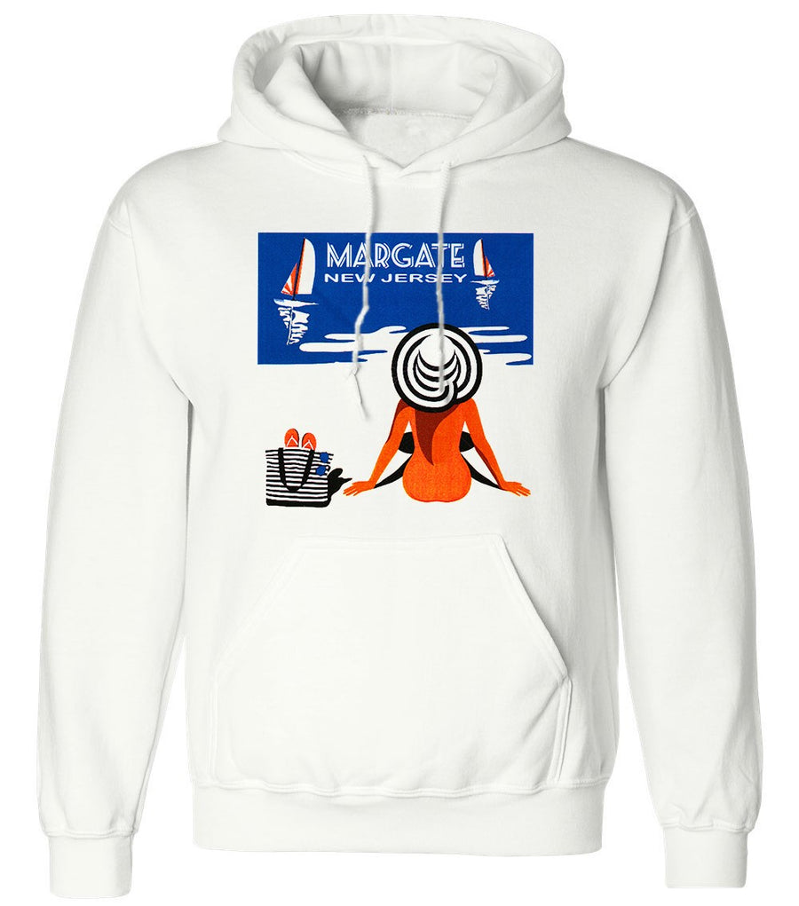 Margate Beach New Jersey Hoodie