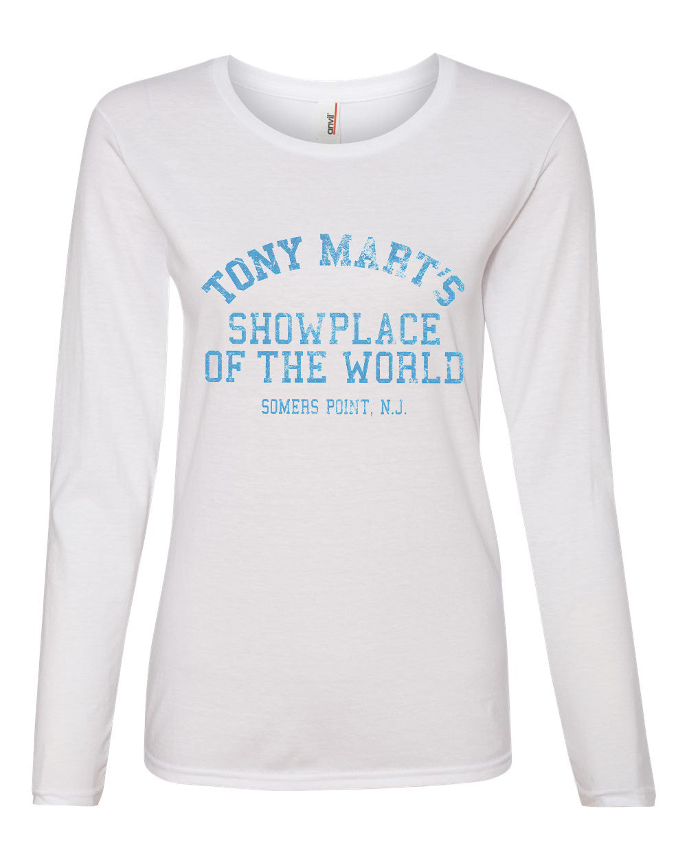 Vintage Tony Marts Long Sleeve Tee - Retro Jersey Shore