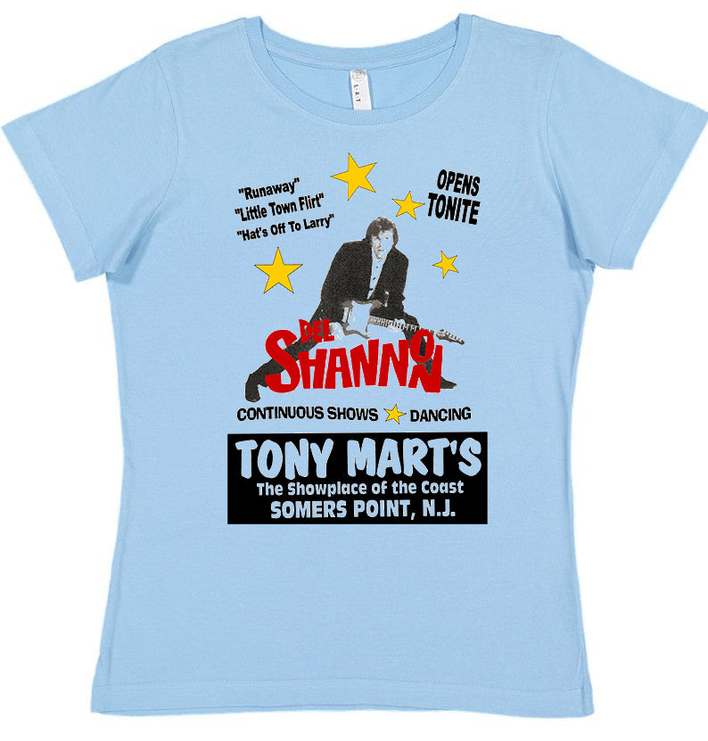 Vintage Del Shannon Tony Marts Tee - Retro Jersey Shore