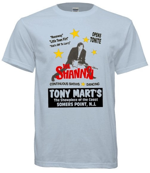 Vintage Del Shannon Tony Marts Tee - Retro Jersey Shore