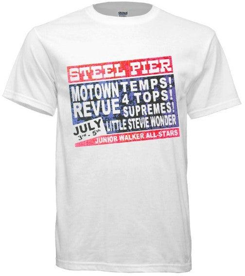 White Sand tee featuring Motown legends print, 100% ringspun cotton.
